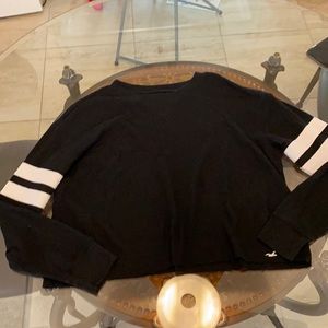Black and white Hollister longsleeve Shirt